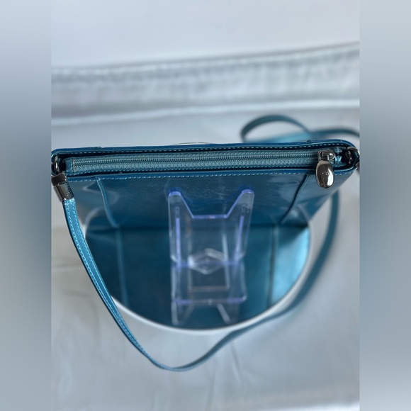 Christian Dior RARE Metallic Blue Leather Crossbody Bag with COA - Picture 9 of 16